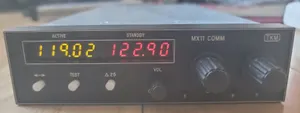 TKM MX11 Comm Transceiver Radio Aviation Communication 14V/28VDC -NEW READ-